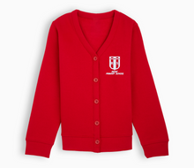 Load image into Gallery viewer, Ridge Primary School Cardigan - Red
