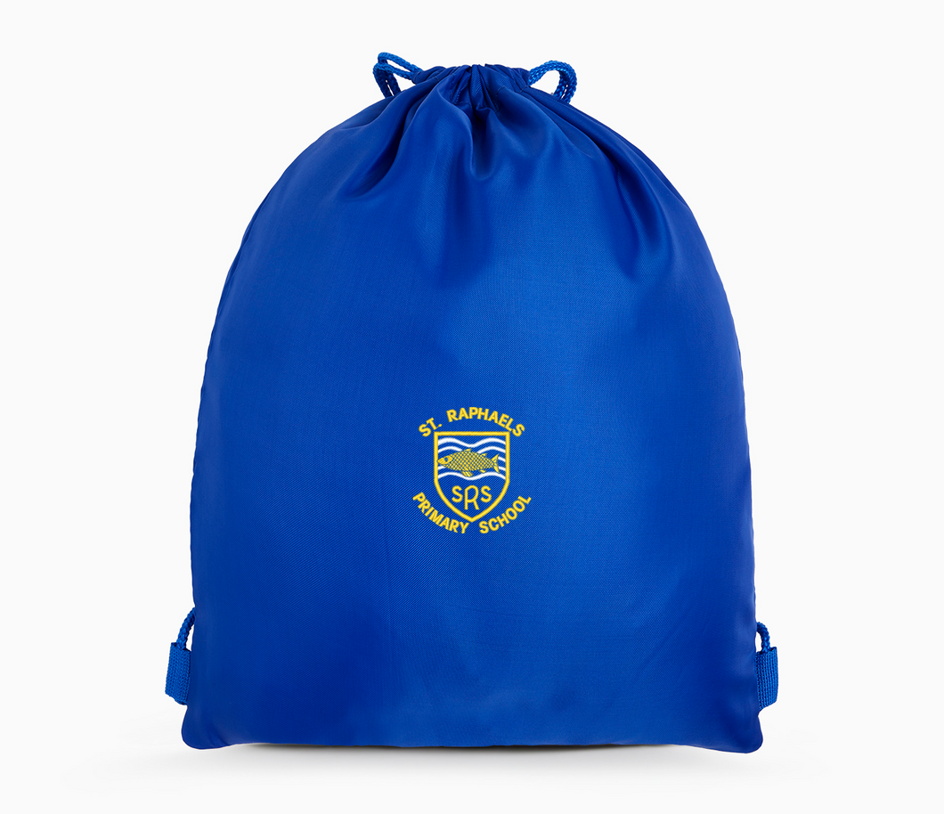 St Raphaels R C School PE Bag - Royal Blue