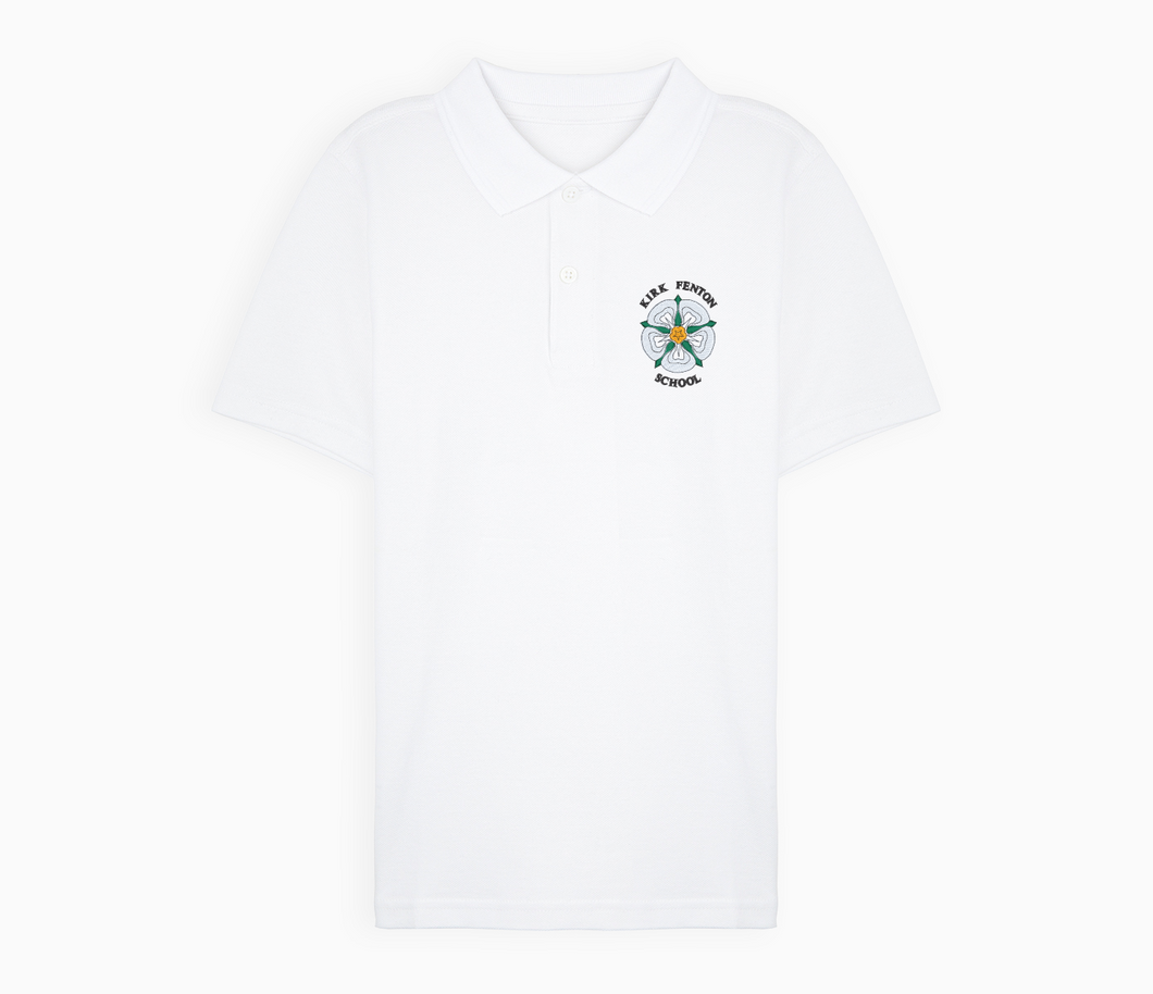 Kirk Fenton Parochial Primary School Polo Shirt - White