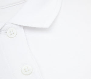 Taddington Priestcliffe Primary Polo Shirt - White
