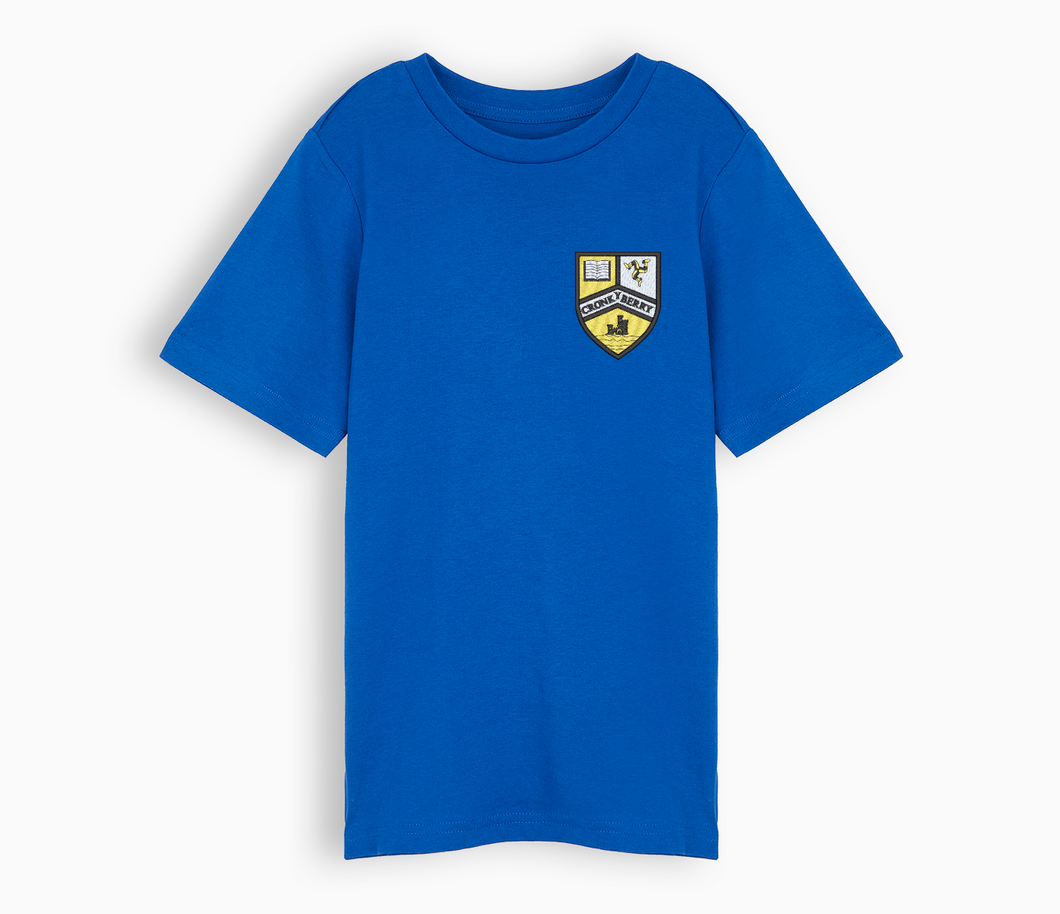 Cronk y Berry Primary School T-Shirt - Royal Blue