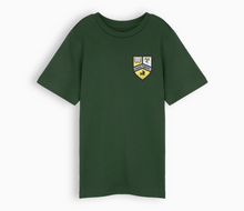 Load image into Gallery viewer, Cronk y Berry Primary School T-Shirt - Bottle Green
