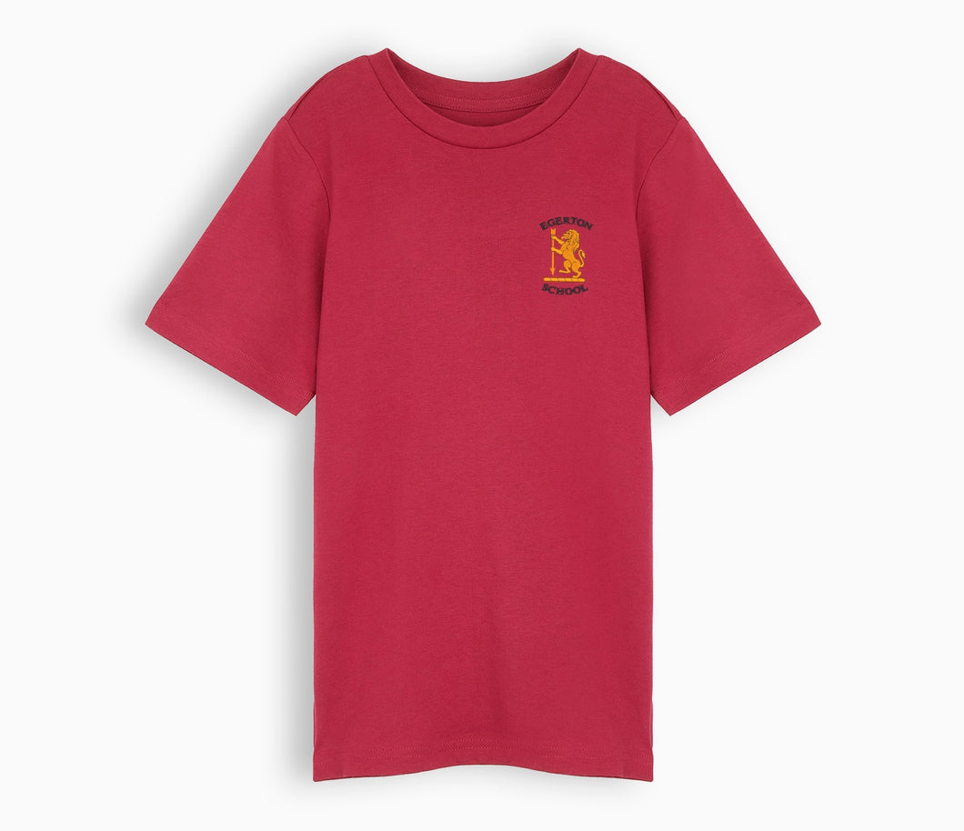 Egerton Primary School T-Shirt - Red