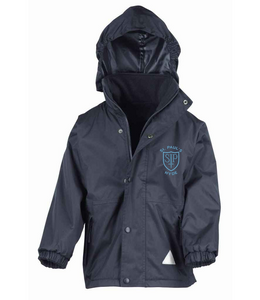 St Pauls RC Primary School Waterproof Jacket - Navy