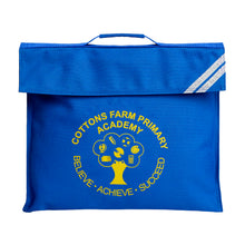 Load image into Gallery viewer, Cottons Farm Academy Book Bag - Royal Blue
