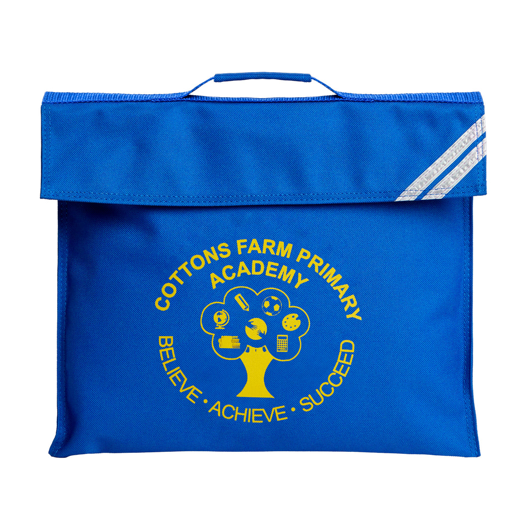 Cottons Farm Academy Book Bag - Royal Blue
