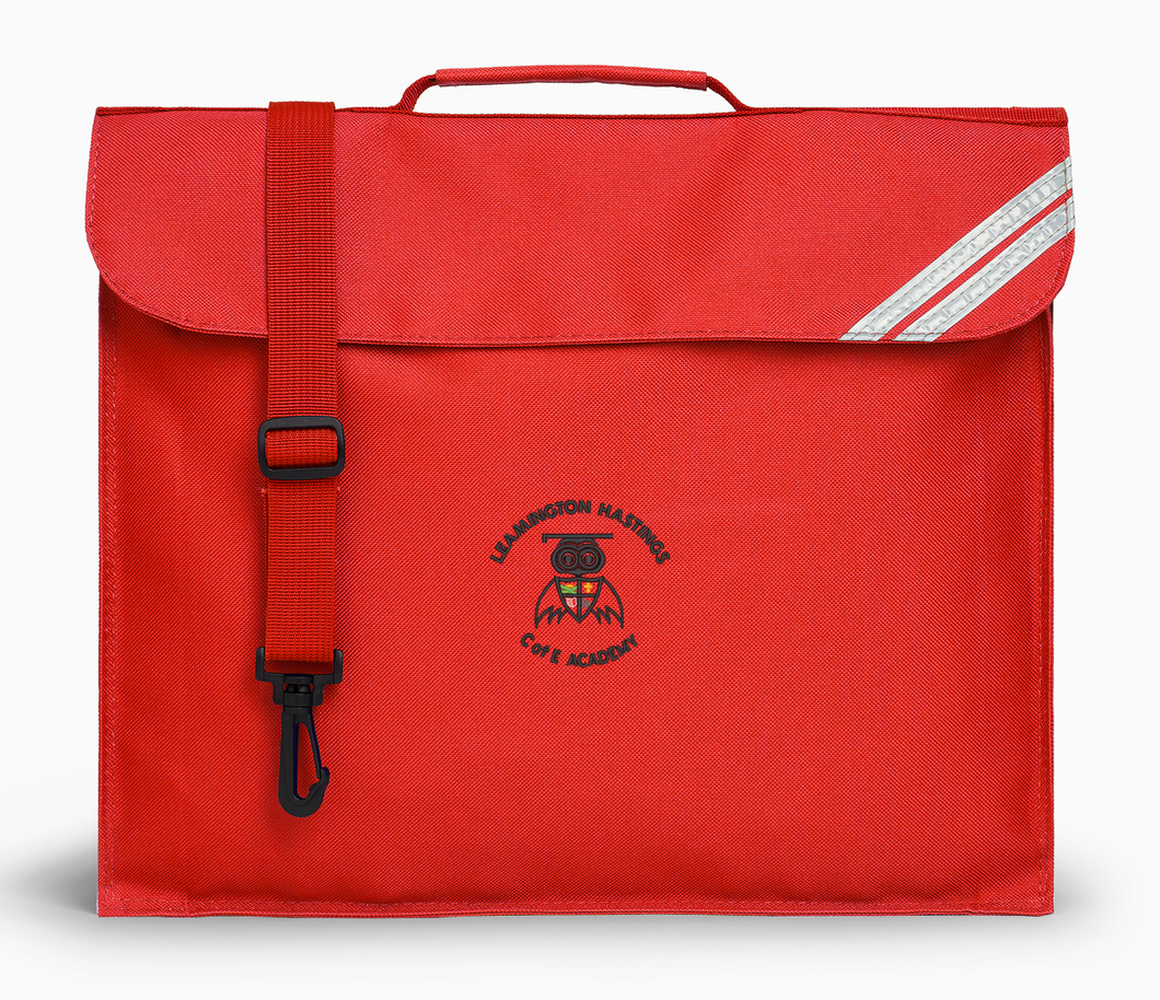 Leamington Hastings Academy Book Bag - Red