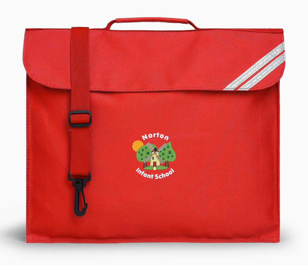 Norton Infant School Book Bag - Red
