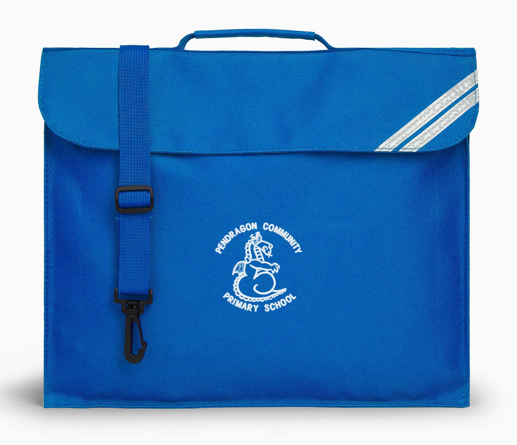 Pendragon Community Primary School Book Bag - Royal Blue