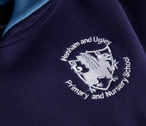 Henham and Ugley Primary School Hoodie - Navy/Sky