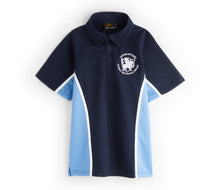 Load image into Gallery viewer, Henham and Ugley Primary School Sports Polo - Navy/Sky
