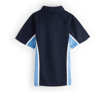 Load image into Gallery viewer, Henham and Ugley Primary School Sports Polo - Navy/Sky
