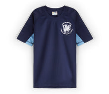 Load image into Gallery viewer, Henham and Ugley Primary and Nursery School T-shirt - Navy/Sky
