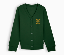 Load image into Gallery viewer, St Columba’s Primary School Cardigan - Bottle Green
