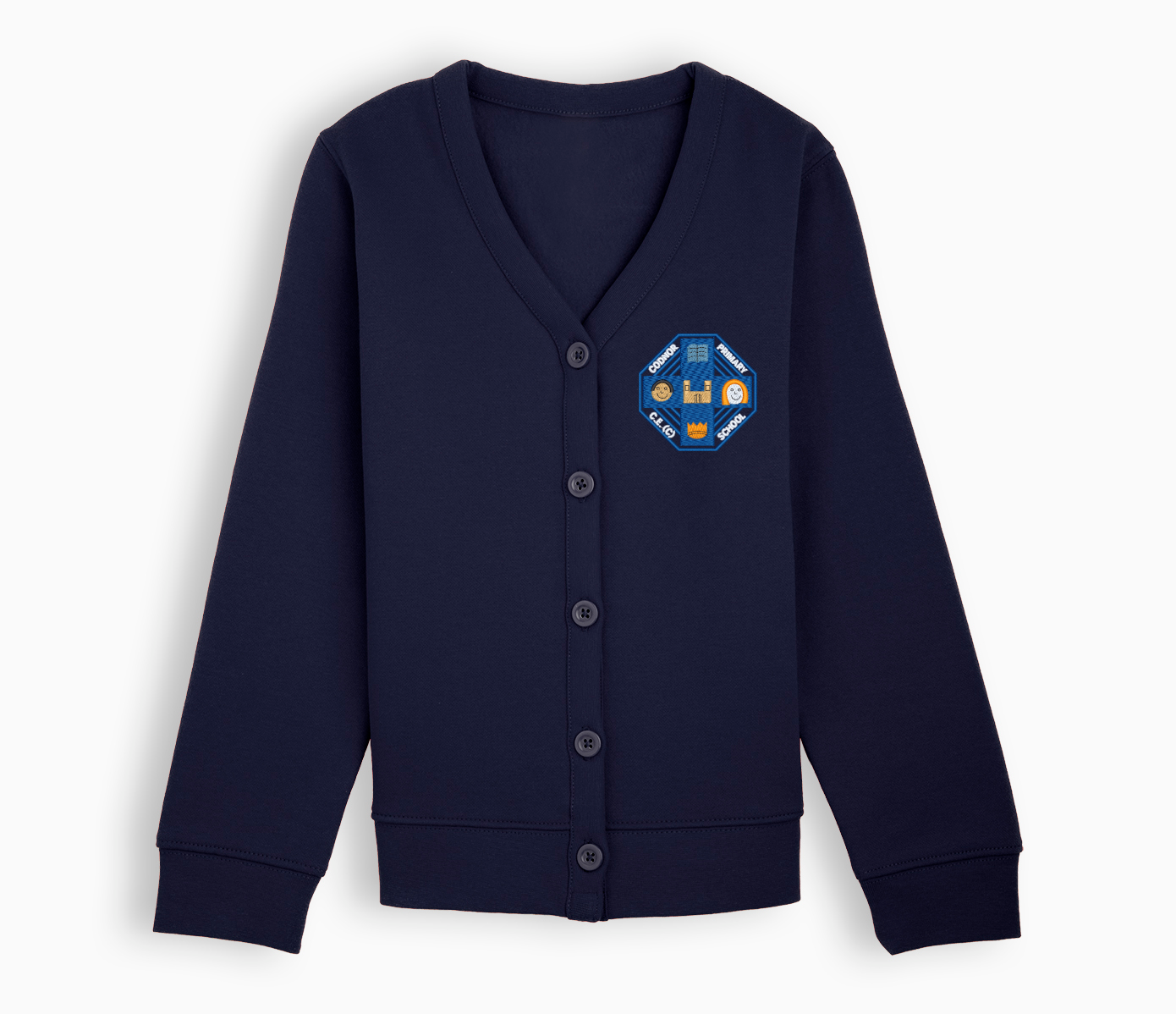 Jersey sales school cardigan