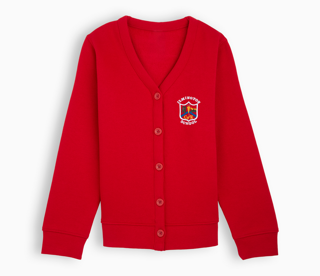 Ilmington CE Primary School Cardigan - Red