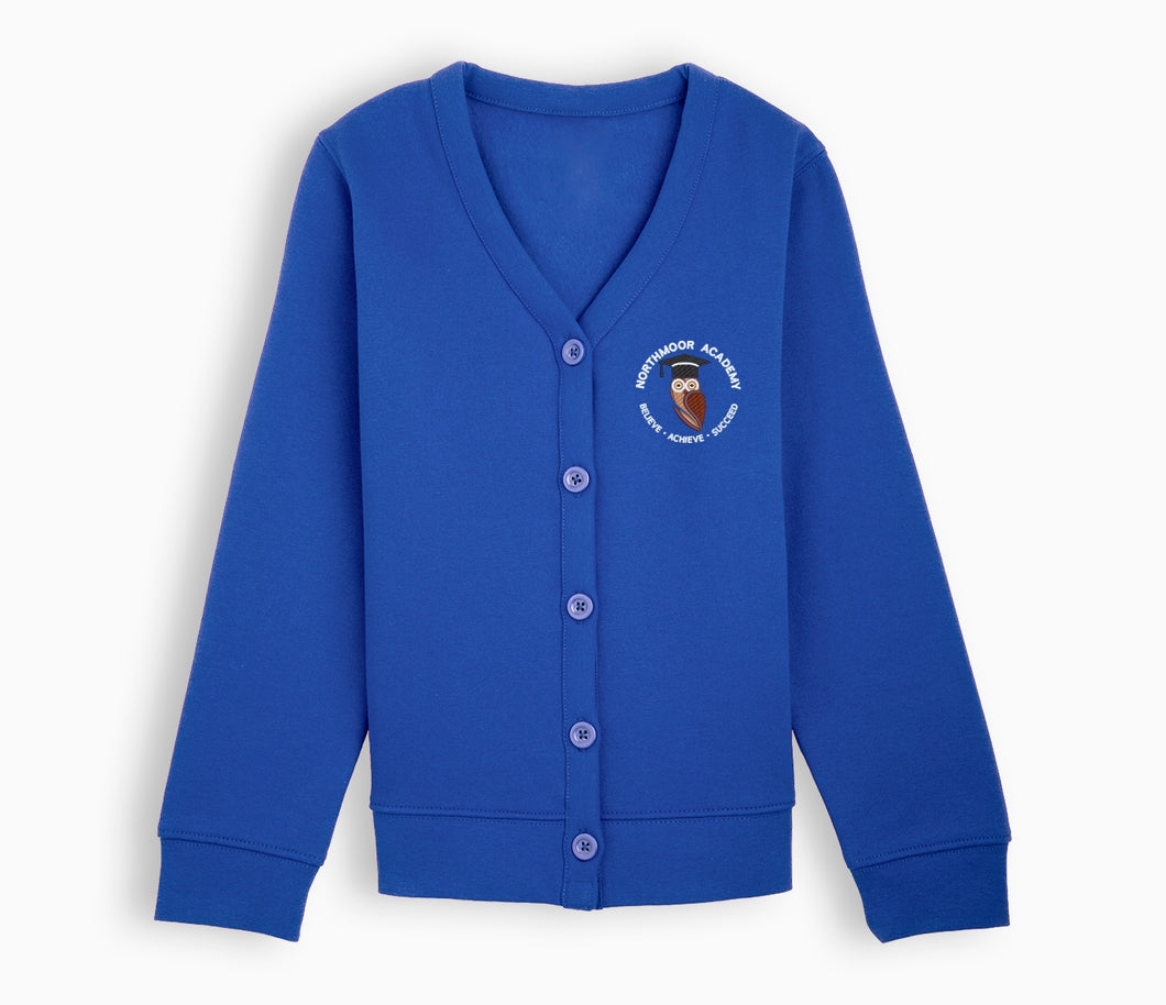 Northmoor Academy Cardigan - Royal Blue