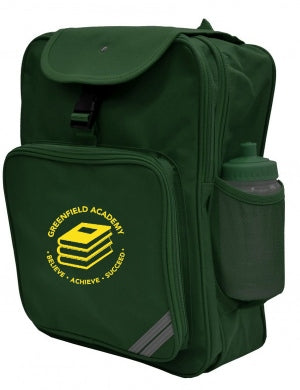 Greenfield Academy - Junior Backpack - Bottle Green