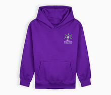 Load image into Gallery viewer, Shocklach Oviatt CE Primary School Hooded Sweatshirt - Purple
