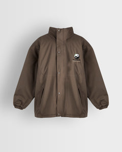 Playdor Nursery Adult's Fleece Lined StormDri Jacket - Brown