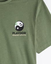 Load image into Gallery viewer, Playdor Nursery Adults T-Shirt - Earthy Green
