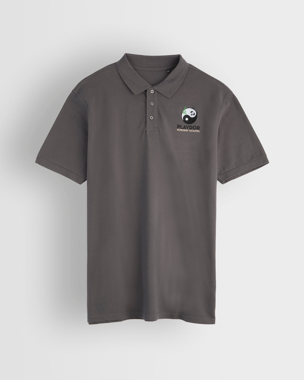 Playdor Nursery Adults Polo Shirt - Charcoal