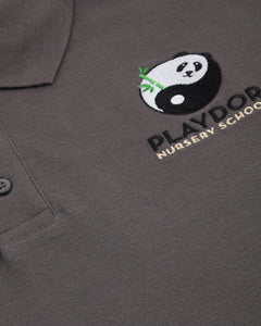 Playdor Nursery Adults Polo Shirt - Charcoal