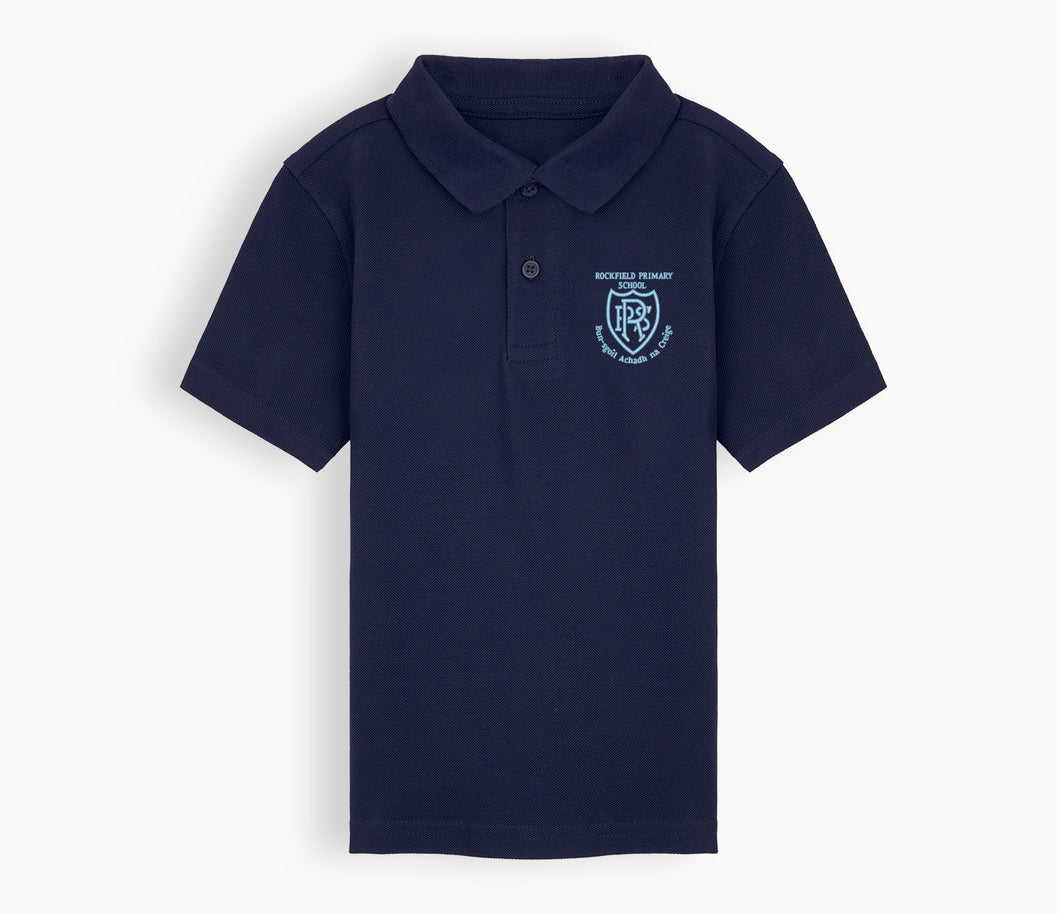 Rockfield Primary School Polo Shirt - Navy