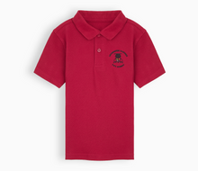 Load image into Gallery viewer, Leamington Hastings Academy Polo Shirt - Red
