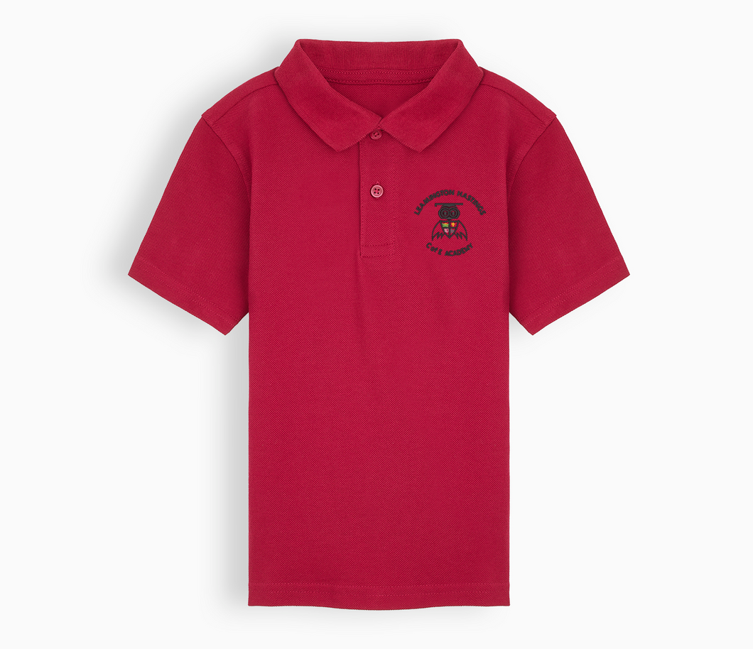 Leamington Hastings Academy Polo Shirt - Red