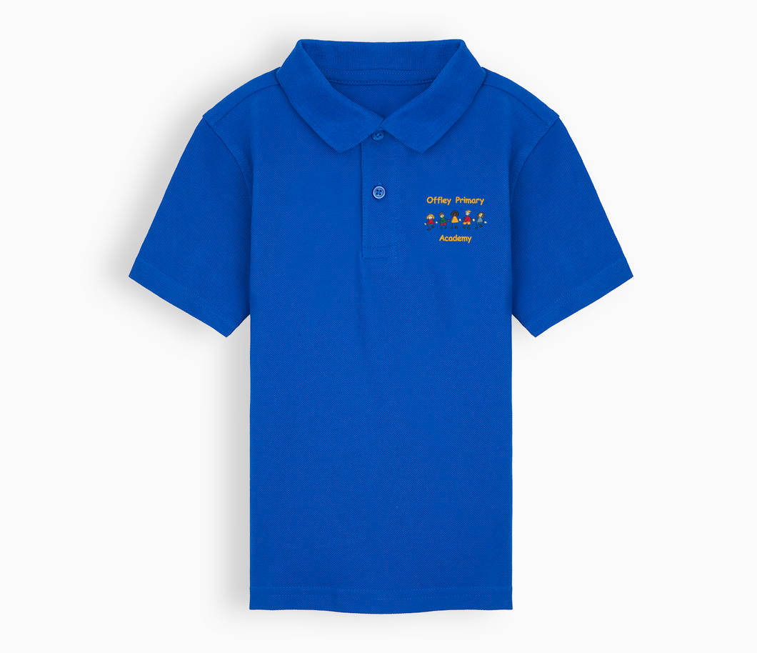 Offley Primary School Polo Shirt - Royal Blue