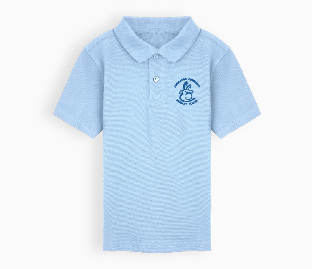 Pendragon Community Primary School Polo Shirt - Sky Blue