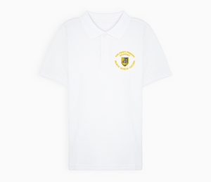Ash Croft Academy Polo Shirt - White