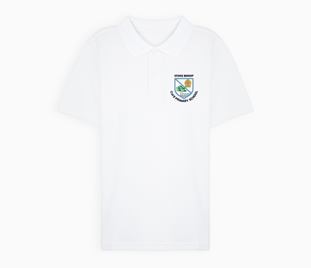 Stoke Bishop C of E Primary School Polo Shirt - White