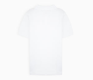 Taddington Priestcliffe Primary Polo Shirt - White