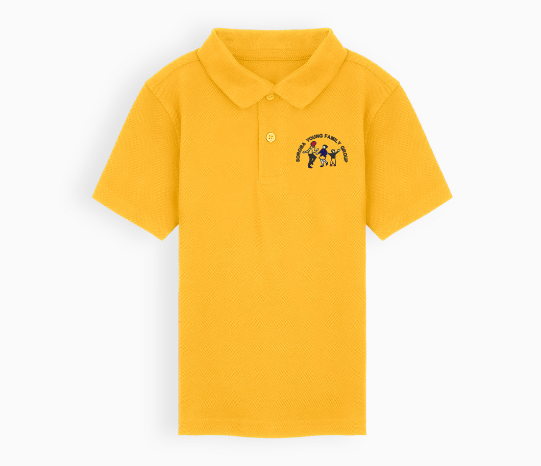 Soroba Young Family Group Polo Shirt - Gold - Staff
