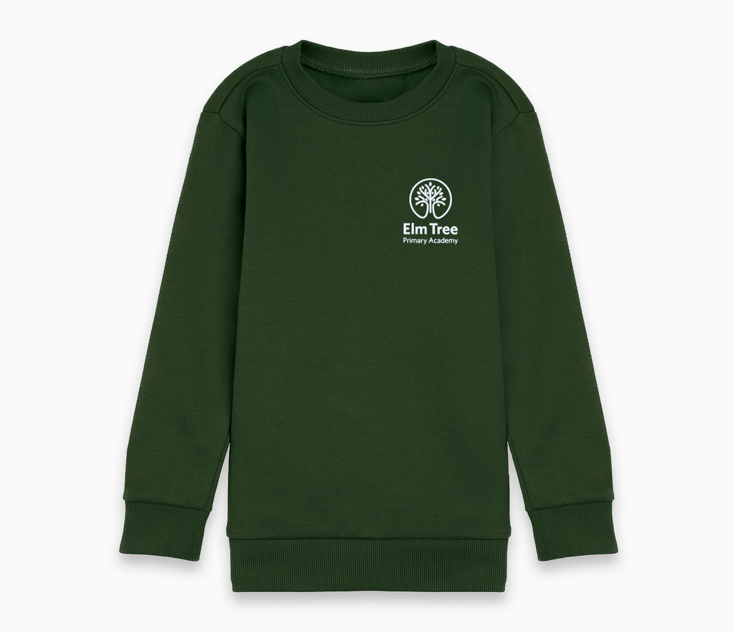 Elm Tree Primary Academy Sweatshirt - Bottle Green