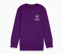Load image into Gallery viewer, Shocklach Oviatt CE Primary School Sweatshirt - Purple
