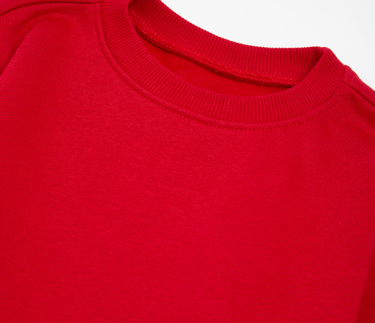 Farnham Common Infant Sweatshirt Red Andrew Hyde