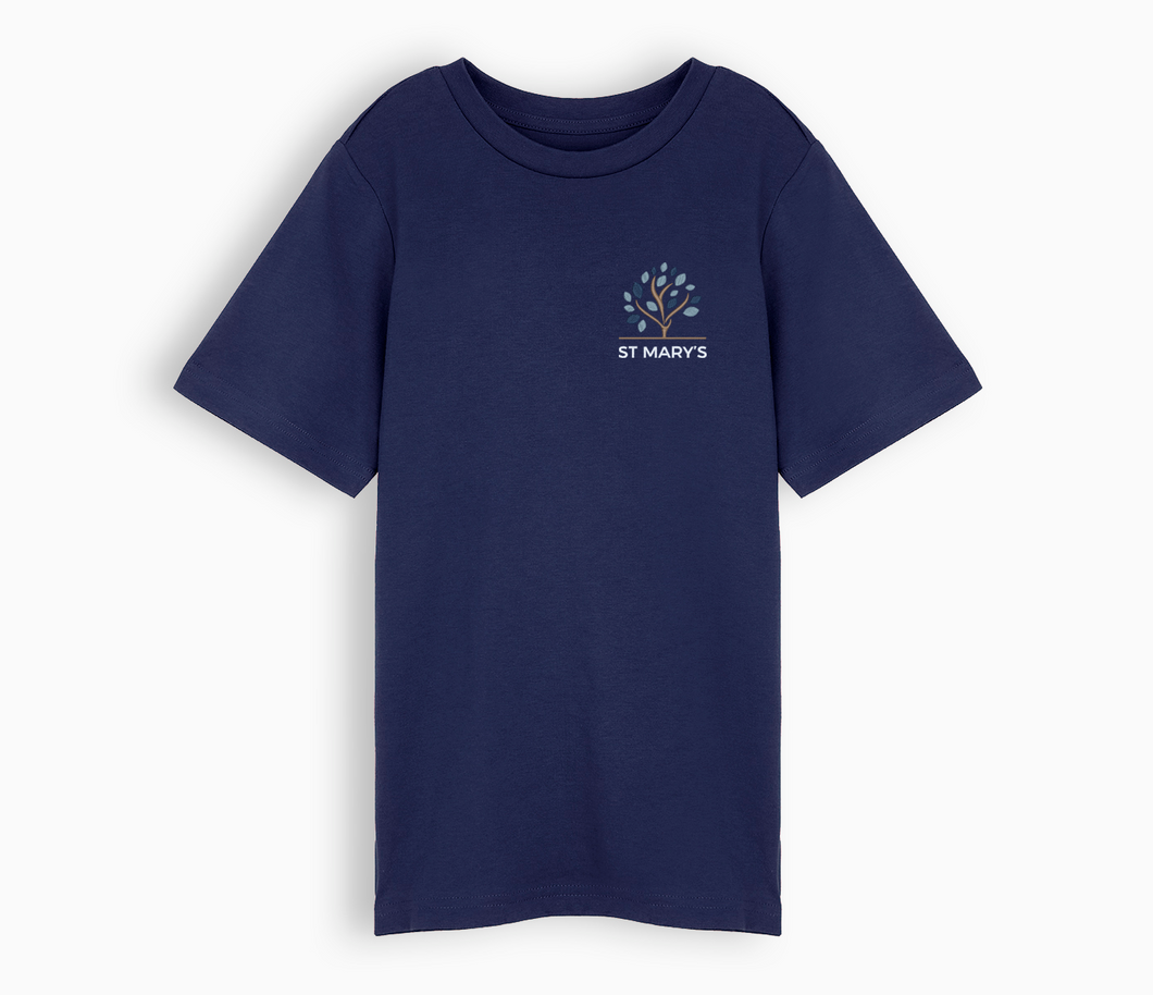 St Marys Cof E School T-Shirt - Navy