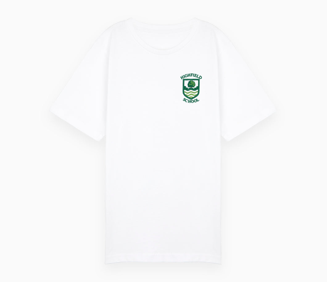 Highfield Primary School T-Shirt - White