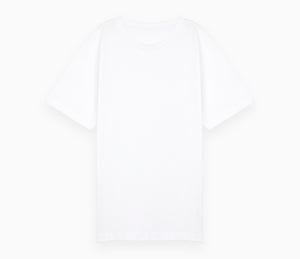 Cottons Farm Academy Plain T-Shirt - White