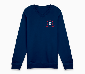 Welton CE Academy V-Neck Sweatshirt - Navy