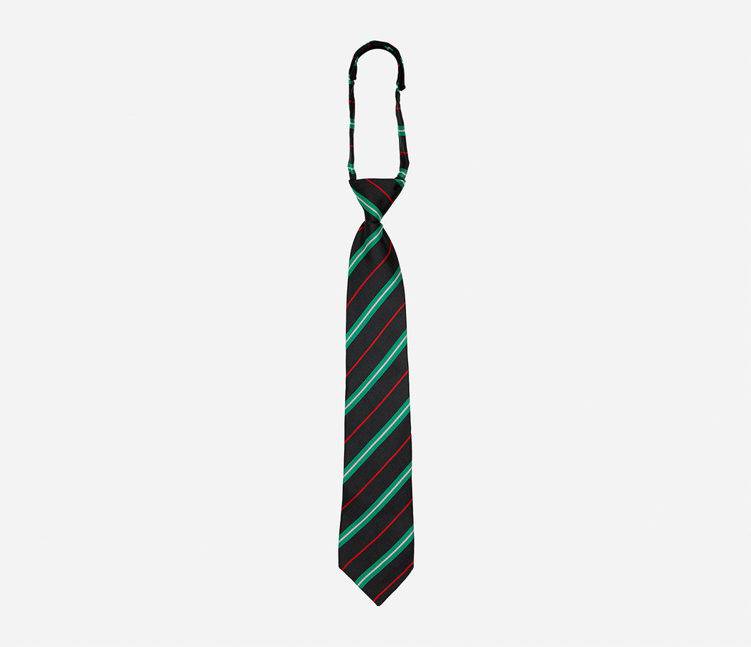 Middleton Technology School Tie - Black with stripes