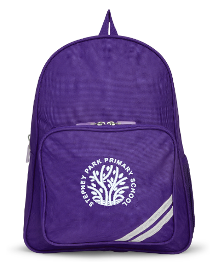 Stepney Park Primary School Infant Backpack - Purple