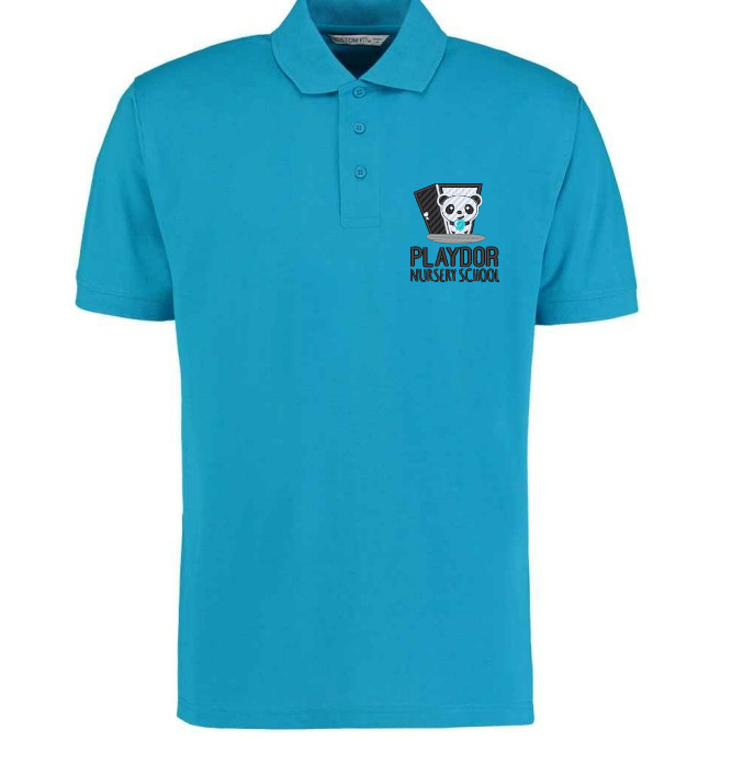 Playdor Nursery Polo Shirt - Turquoise - Staff Only