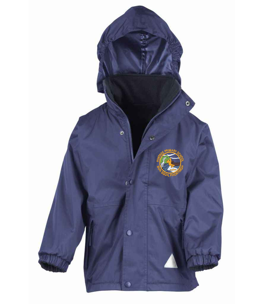 Portree Primary School Waterproof Jacket - Royal Blue